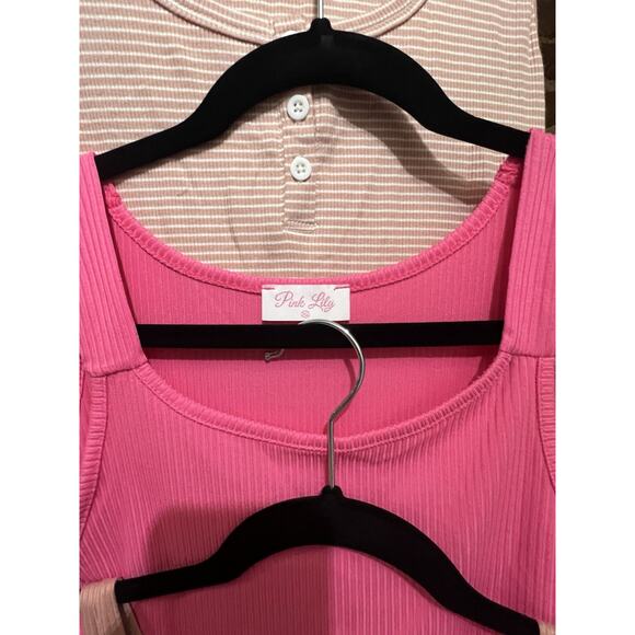 Pink Lilly Size XL Body Tank Dresses Lot of 3 End of The Summer Bundle EUC - Picture 3 of 9